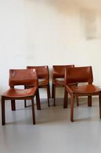 Afra & Tobia Scarpa leren stoelen, Antiek en Kunst, Ophalen of Verzenden