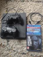 playstation 4 slim 500gb, Spelcomputers en Games, Spelcomputers | Sony PlayStation 4, Ophalen, Met 2 controllers, Zo goed als nieuw