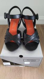 Sandalen met hak/ open pumps van Jane Klain zwart maat 37, Jane Klain, Zwart, Zo goed als nieuw, Sandalen of Muiltjes