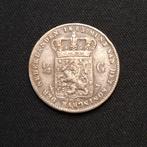 1/2 gulden 1863, Postzegels en Munten, Munten | Nederland, ½ gulden, Koning Willem III, Verzenden, Zilver