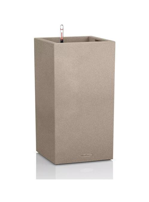 Lechuza Canto stone zandbeige 40 x 40 x 76 in de verpakking, Tuin en Terras, Bloembakken en Plantenbakken, Nieuw, Kunststof, Binnen