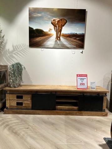 Tv Dressoir Boulder mangohout beschikbaar voor biedingen