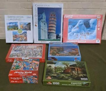 7 legpuzzels NIEUW beschikbaar voor biedingen