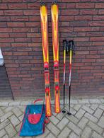 Ski set Fischer Revolution incl. stokken en tas. 160cm, Ophalen, 160 tot 180 cm, Carve, Skiën