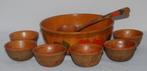 Vintage Seventies 8-delige pindaset, Ophalen of Verzenden