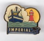 Imperial vissersboot en vuurtoren PIN ( BLAD2_218, Verzamelen, Speldjes, Pins en Buttons, Verzenden, Nieuw, Transport, Speldje of Pin
