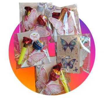 Vlinder Traktatie Lolly Set (5 stuks) beschikbaar voor biedingen