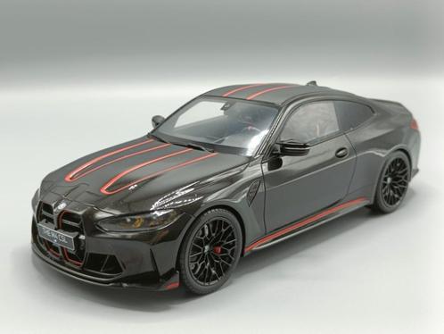 GT Spirit 1/18 BMW M4 G82 CSL 2023 zwart GT904, Hobby en Vrije tijd, Modelauto's | 1:18, Zo goed als nieuw, Auto, Overige merken