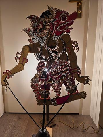Oude wajangpop wayang kulit pop nr. 60 beschikbaar voor biedingen
