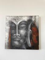 Schilderij portret Boedha. Op linnen / canvas., Ophalen