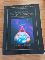 Fundamentals of Complex Analysis - Saff & Snider, Gelezen, E.B. Saff, A.D. Snider, Ophalen of Verzenden, WO