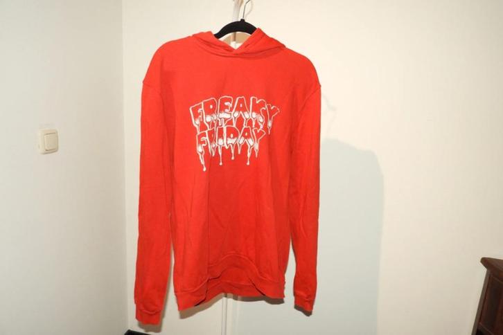 Essentiel Antwerp casual baggy sweater rood capuchon L/XL, Kleding | Dames, Truien en Vesten, Zo goed als nieuw, Maat 42/44 (L)