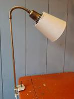 Sweden Vintage klemlamp 1950 met stoffen kapje, Ophalen of Verzenden, Zo goed als nieuw, Minder dan 100 cm