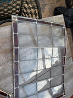 Glas in lood ramen - Beschadigd, Ophalen, Gevelraam of Ruit, Gebruikt, Minder dan 80 cm