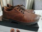 Herenschoenen maat 42 nieuw in verpakking kleur bruin, Ophalen, Bruin, Nieuw, Veterschoenen