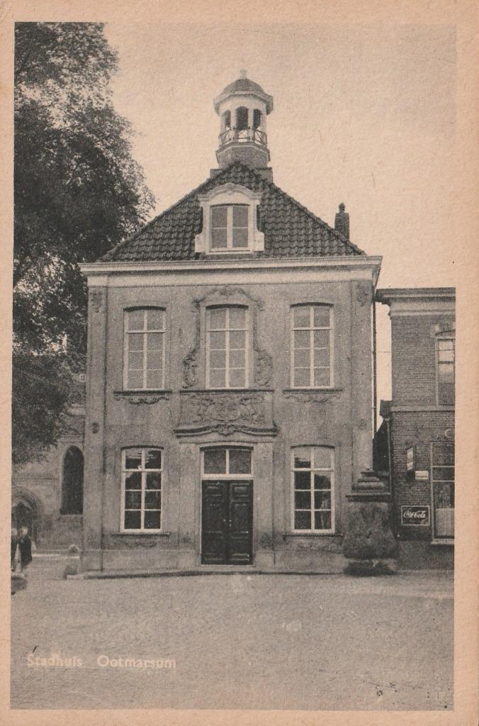 OOTMARSUM Stadhuis, Verzamelen, Ansichtkaarten | Nederland, Ongelopen, Overijssel, 1940 tot 1960, Verzenden