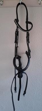 Rossner hoofdstel zwart, Dieren en Toebehoren, Paarden en Pony's | Hoofdstellen en Tuigage, Ophalen of Verzenden, Gebruikt