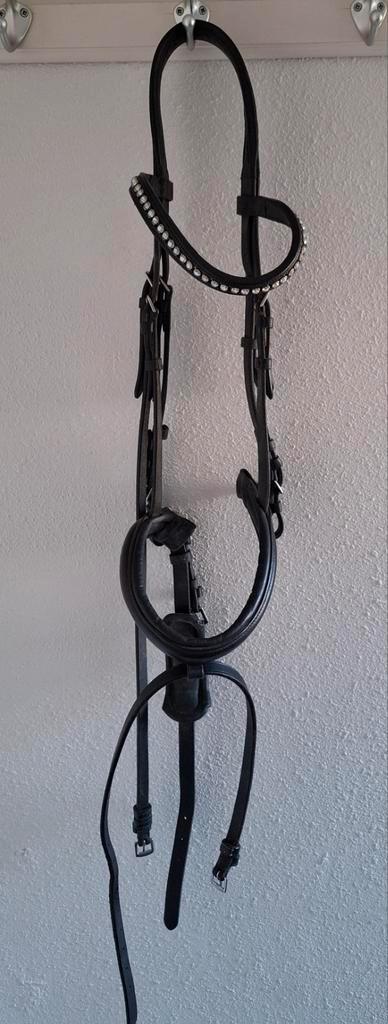 Rossner hoofdstel zwart, Dieren en Toebehoren, Paarden en Pony's | Hoofdstellen en Tuigage, Gebruikt, Ophalen of Verzenden