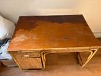 Vintage Rotan Bureau, Ophalen, Gebruikt, Bureau