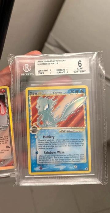 Mew Gold Star Ex Dragon Frontiers - BGS 6 beschikbaar voor biedingen