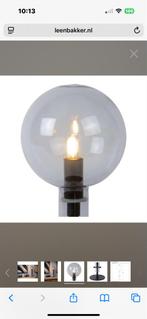 2x Lucide Lone Tafellampen zwart Nieuw in Doos, Ophalen of Verzenden, Nieuw, Glas, Minder dan 50 cm