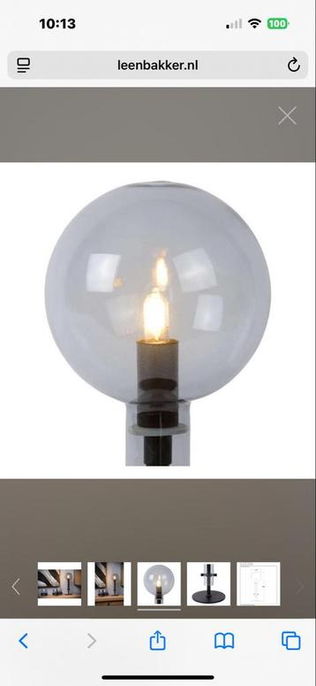 2x Lucide Lone Tafellampen zwart Nieuw in Doos beschikbaar voor biedingen