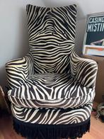 2stuks jaren 50 zebra stoelen, Ophalen, Gebruikt, Minder dan 75 cm, Jaren 50