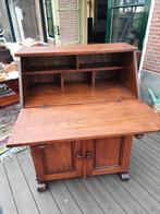 Houten bureau, Huis en Inrichting, Ophalen, Gebruikt, 100 tot 150 cm, 50 tot 100 cm