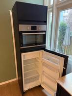 oven met koelkast, kast, Ophalen, Gebruikt, Overige materialen, Zwart