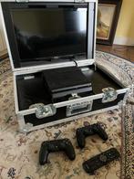 Flightcase met TV en PlayStation - Uniek!, Spelcomputers en Games, Spelcomputers | Sony PlayStation 4, Ophalen, Met 2 controllers