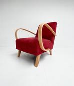 Gerenoveerde Jindrich Halabala fauteuil, 1950’, Huis en Inrichting, Fauteuils, Hout, Gebruikt, Design, 75 tot 100 cm