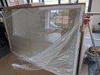 Glazen douchewand 130 cm., Ophalen, 100 tot 150 cm, 200 cm of meer, Overige typen
