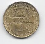 Italië 200 lire 1996 "100th ann. Financial police" KM# 184, Postzegels en Munten, Munten | Europa | Niet-Euromunten, Verzenden