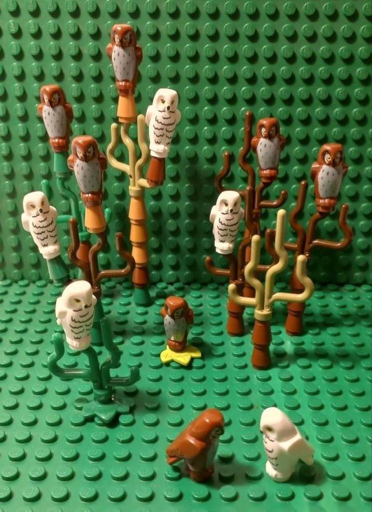 Lego bosdieren uil kikker konijn eekhoorn paddenstoelen, Kinderen en Baby's, Speelgoed | Duplo en Lego, Zo goed als nieuw, Lego