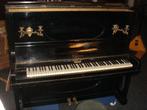 Antieke PIANO Wagner – matzwart met originele kruk, Antiek en Kunst, Ophalen