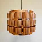 Vintage Koperen Hanglamp Werner Schou Coronell Deens design, Gebruikt, Ophalen of Verzenden, X, Metaal