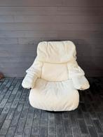GESTOFFEERD  Stressless Reno Large Fauteuil +Voetenbank, Huis en Inrichting, Ophalen, Zo goed als nieuw, Stof