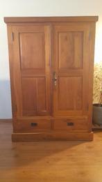 Teak houten (computer) kast, Ophalen