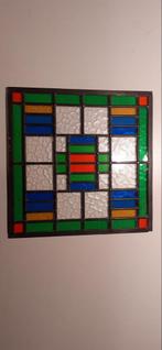 Kleurrijk Glas in Lood Raam, Antiek en Kunst, Ophalen