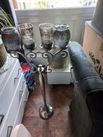 Chromen Kandelaar Z.G.A.N. 94cm, Overige materialen, Ophalen of Verzenden, Zo goed als nieuw, 75 cm of meer