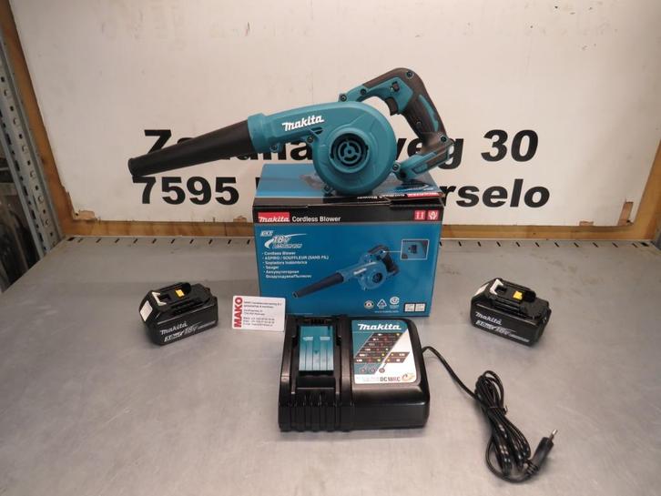 Makita DUB185 18V Li-ion accu blaas- en zuigmachine accus, Tuin en Terras, Bladblazers, Nieuw, Handgedragen, Accu, Ophalen of Verzenden