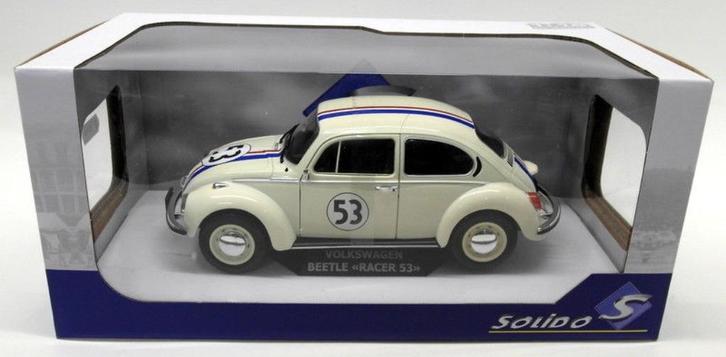 1:18 Volkswagen Kever 1303 "Herbie" Racer Nr.53 !!KADOTIP!!, Hobby en Vrije tijd, Modelauto's | 1:18, Nieuw, Auto, Solido, Ophalen of Verzenden