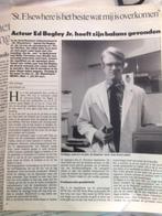 artikel over acteur Ed Begley Jr, Ophalen of Verzenden, Gebruikt, Boek, Tijdschrift of Artikel