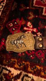 Western riem, Ophalen of Verzenden, Zo goed als nieuw, Zwart