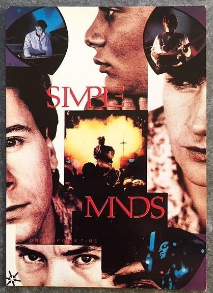 Ansicht Foto Kaart Simple Minds Once Upon A Time New Wave, Verzamelen, Muziek, Artiesten en Beroemdheden, Ophalen of Verzenden