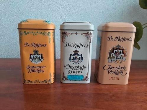 Set van 3 de Ruijter's blikken, Verzamelen, Blikken, Zo goed als nieuw, Overige merken, Ophalen of Verzenden