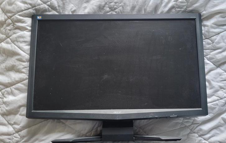 Acer X243H 24 inch Monitor - Goedkoop!, Computers en Software, Monitoren, Gebruikt, 60 Hz of minder, DVI, VGA, In hoogte verstelbaar