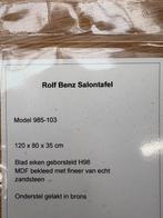 Rolf Benz Salontafel - Stijlvol Design, Ophalen, 100 tot 150 cm, Design, Eikenhout