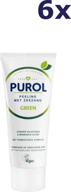 6x Purol Green Peeling 100ml Met zeezand voordeelverpakking, Nieuw, Gehele gezicht, Ophalen of Verzenden, Verzorging