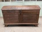 Antieke EIKEN koffer in Biedermeier stijl, Ophalen